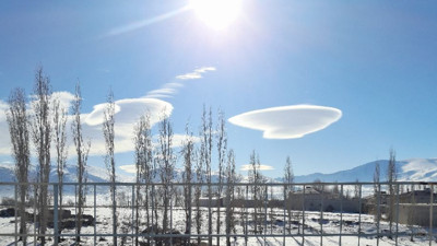 Niğde'de mercek bulutu görüldü