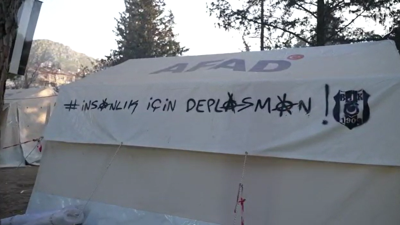 Beşiktaş'tan duygusal deprem paylaşımı