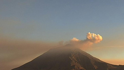 Popocatepetl Yanardağı’nda son 24 saatte 7 patlama