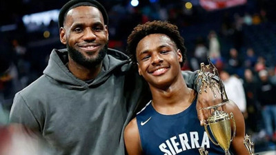 LeBron James'in oğlu Draft tahmini listesinde