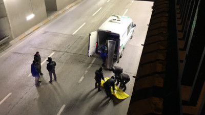 Köprüden tünele düşen yaşlı adam hayatını kaybetti