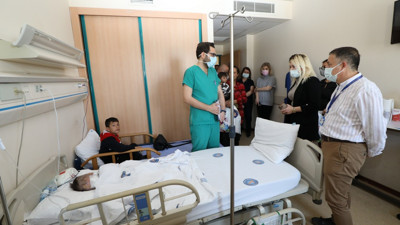 Binlerce depremzede tedavi edildi