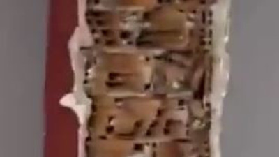 Evin kolonları tuğladan yapılmış. Evini kontrol ettiren vatandaş gözlerine inanamadı