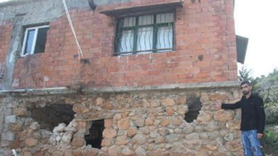 Depremde şaşırtan görüntü