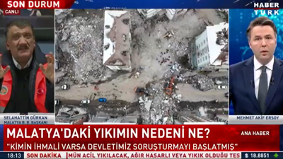 AKP'li Belediye Başkanı depremzedelerin cenaze namazının kılınması ile övündü. Ekranların sakin sunucusu Mehmet Akif Ersoy bile isyan etti