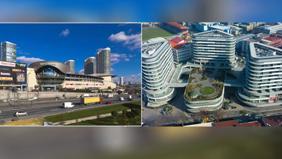 İki talan örneği. Önce 'riskli' ilan edilip sonra ticariye çevrilen alanlara dikilen Real Merter ve Mall of İstanbul'un hikayesi