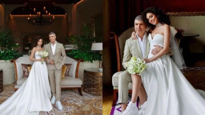 Özcan Deniz'in eşi Samar Dadgar'ın erkek bebek sevinci. Evlenme sebeplerinin hamilelik olduğu iddia edilmişti