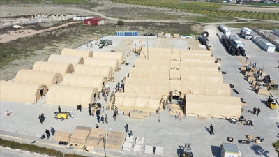 ABD Antakya'da sahra hastanesi kuruyor