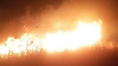 Gala Gölü Milli Parkı'nda yangın