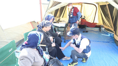 Japonya en büyük sahra hastanesini Gaziantep’te kurdu