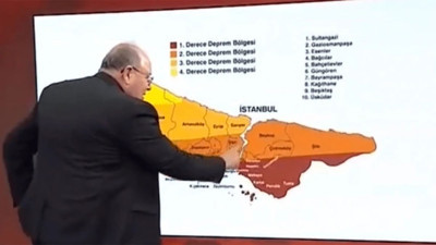 Deprem uzmanı canlı yayında İstanbul'un en sağlam ilçelerini açıkladı. Harita üstünde tek tek gösterdi