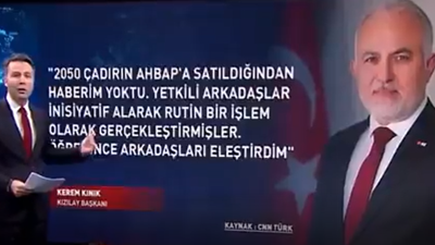 Kızılay Başkanı Kerem Kınık'a zor sorular. Mehmet Akif Ersoy tek tek sıraladı