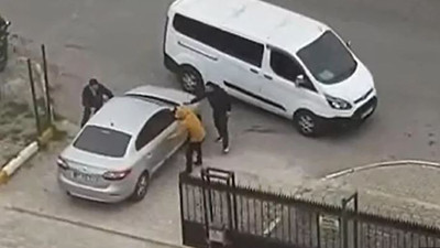 İstanbul’da otomobilin yolunu kesip adam kaçırdılar. Film sahnesini aratmadı