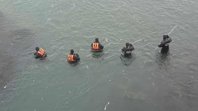 ‘İntihar ediyorum’ diye not bırakan kişi bakın nerede çıktı. Ekipler nehirde karış karış onu aradı