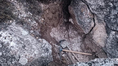 Kaçak kazı yapan şüpheliler yakalandı