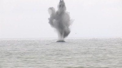 Ordu'da denizde bulunan cisim, SAS ekiplerince imha edildi