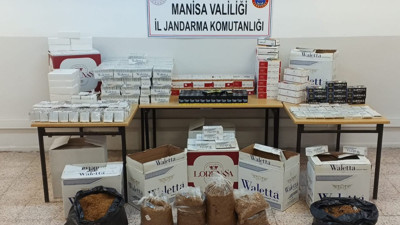 Manisa'da 3 farklı işyerine kaçak tütün operasyonu
