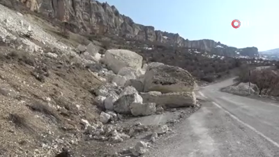 Deprem Malatya’da dağları yerinden oynattı