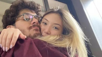 Yasmin Erbil'den sarmaş dolaş aşk pozu