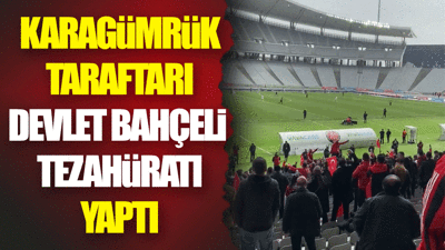 Karagümrük Stadı'nda Devlet Bahçeli tezahüratları