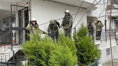 Avcılar'da 5 katlı binada çıkan yangın söndürüldü