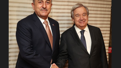 Bakan Çavuşoğlu BM Genel Sekreteri Guterres ile görüştü