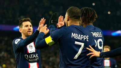 PSG Nantes'ı yendi, Mbappe tarine geçti