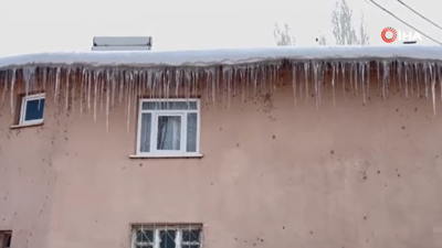 Ağrı’da her yer soğuktan buz tuttu