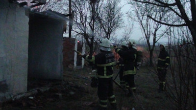 Metruk binadaki yangın paniğe neden oldu (05 Mart 2023)