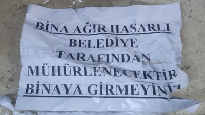 Hayati tehlike yaratan sistem hatası. Ağır hasarlı bina orta hasarlıya döndü