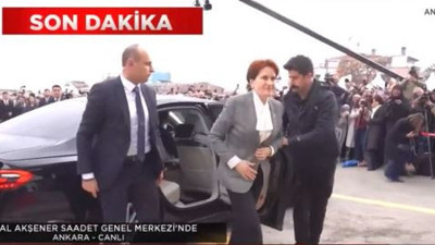 Akşener masaya dönünce troller yasa girdi. Derin sessizliğe büründüler