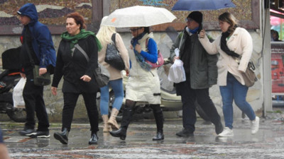 Beklenen yağmur yağdı