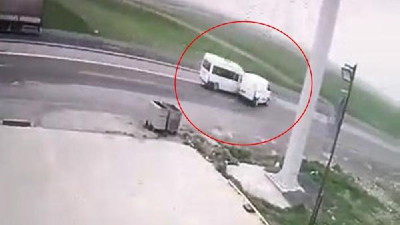 Şırnak'ta 8 kişinin yaralandığı kazanın güvenlik kamerası görüntüleri ortaya çıktı