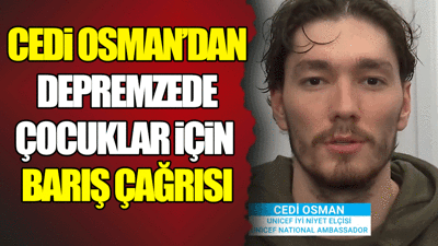 Cedi Osman'dan depremzede çocuklar için barış çağrısı