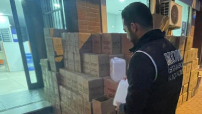 Dezenfektan oyununu polis bozdu