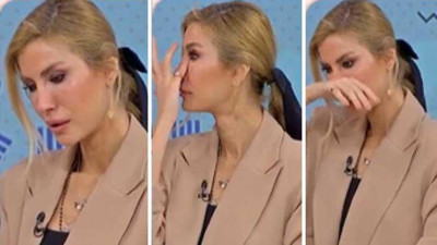 Çağla Şıkel canlı yayında gözyaşlarını tutamadı