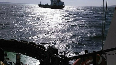 Çanakkale Boğazı'nda gemi arızası (09 Mart 2023)