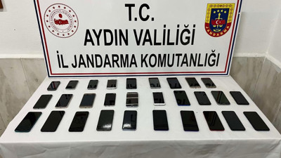 Didim’de 29 adet kaçak telefon ele geçirildi