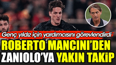 Zaniolo'ya Mancini'den yakın takip. Genç yıldız için yardımcısını görevlendirdi