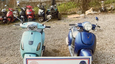 Motosiklet çalan şüpheliler yakalandı