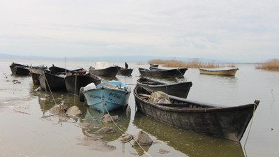Manyas Kuş Gölü'ndeki kuraklık balıkçıları olumsuz etkiledi