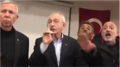 Kılıçdaroğlu deprem bölgesinde kendi lehine atılan sloganı eliyle susturdu