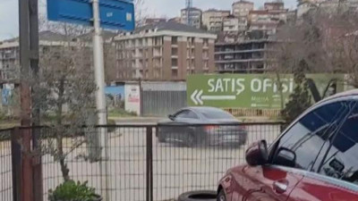 Beykoz’da drift atan ehliyetsiz sürücüye ceza yağdı
