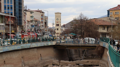 Mahsur kalan köpek kurtarıldı