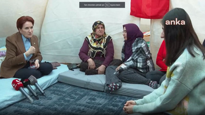 Meral Akşener, depremzede genç kıza söz verdi: Eğitimine destek olacak