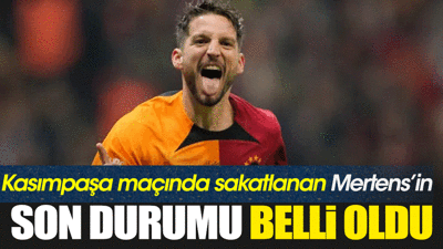 Galatasaray'da Mertens'in son durumu belli oldu. Konyaspor maçında oynayacak mı