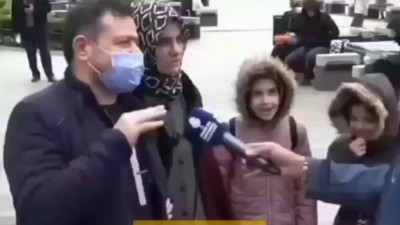 Cebinde yol paran yoktu ben verdim. AKP'yi savunan kocasına kızdı