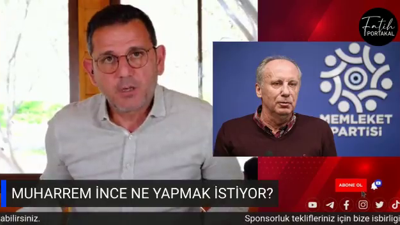 Fatih Portakal'dan Muharrem İnce isyanı. 'Muhalefette böyleyse iktidara gelse ne olacak? Hiç güven veren biri değil Muharrem İnce'