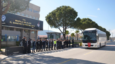 Muğla’nın ‘gece kartalları’ deprem bölgesine uğurlandı