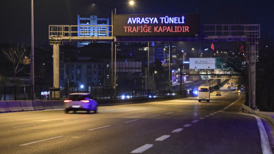 Avrasya Tüneli trafiğe kapatıldı